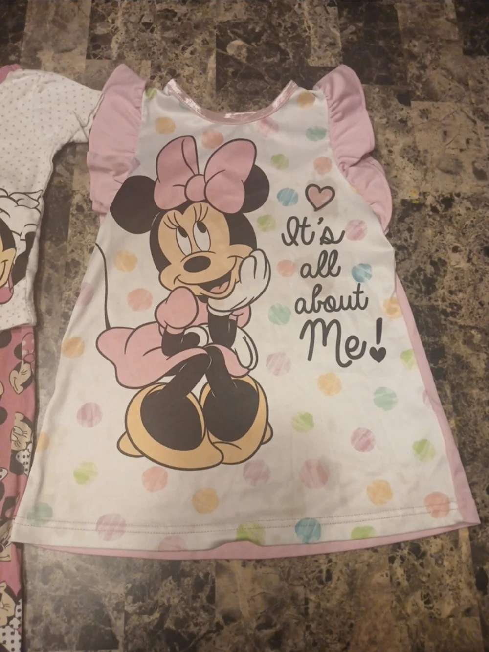 Mouse Pink Girls' Pajama Set -